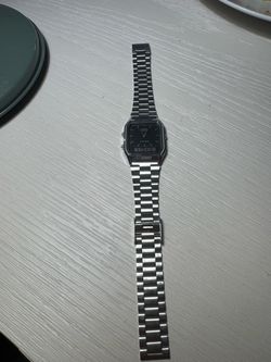 Casio Vintage Digital Watch – Stainless Steel
