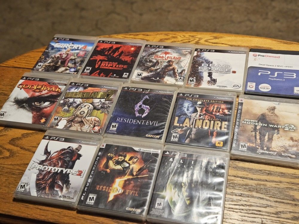 13 Ps3 Games Selling As A Bundle Only