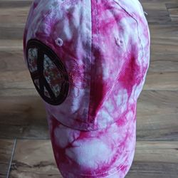 Route 66 Peace Sign Daisy Tie - Dye Hat 