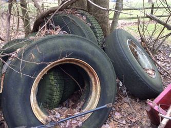 Tires and wheels. Potential Fire Rings