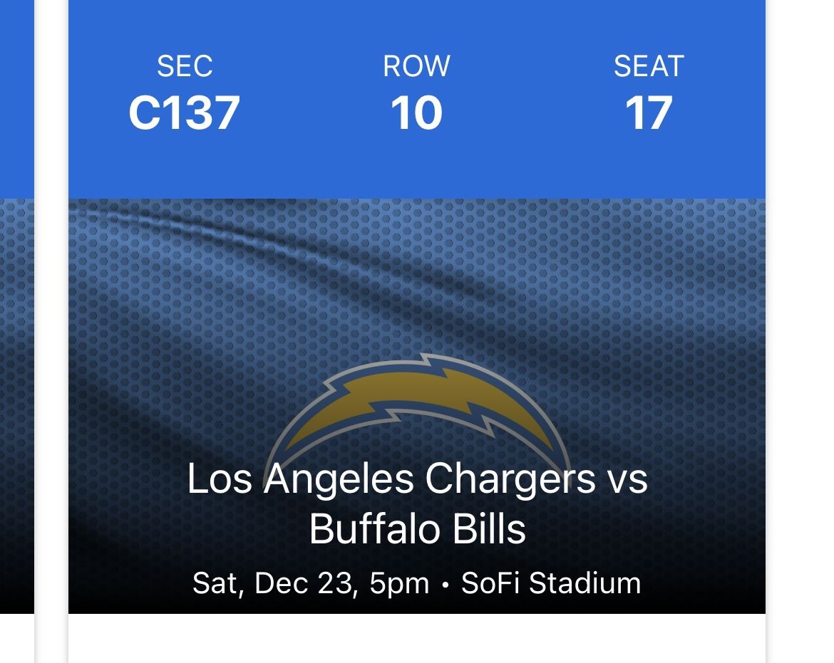 Chargers Vs Bills