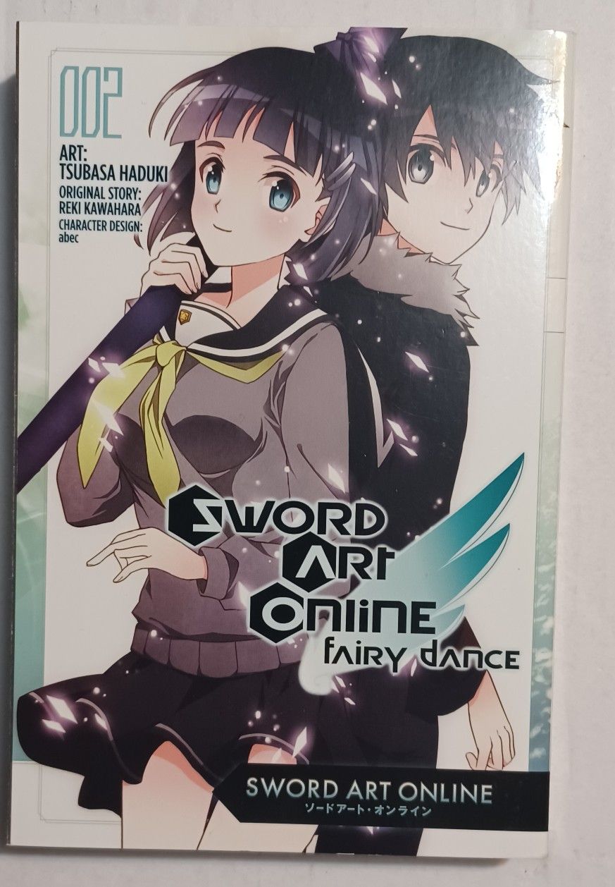 Sword Art Online FAIRY DANCE 002 Paperback Book Comic Anime Haduki