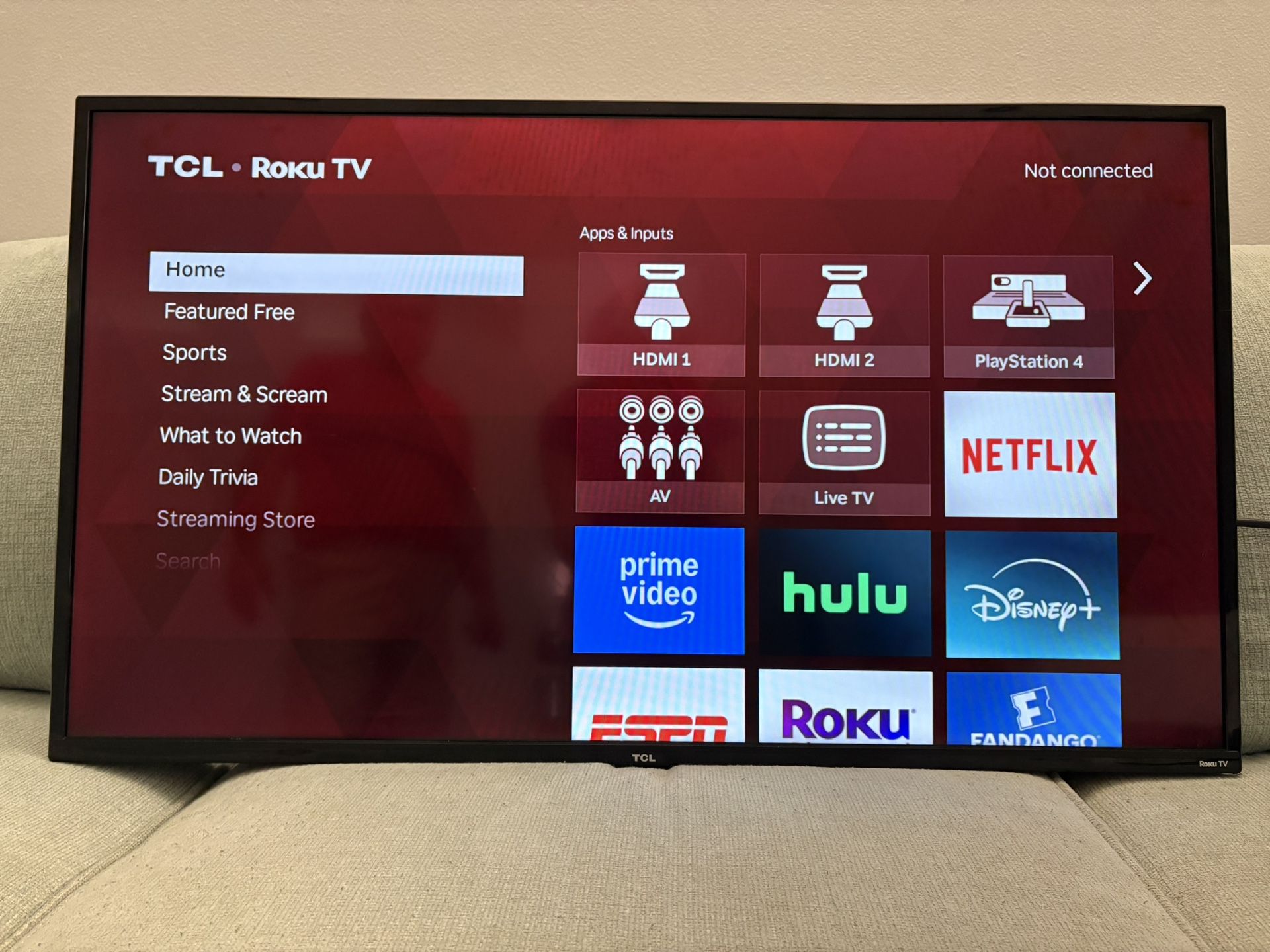 TCL Roku Tv 42”