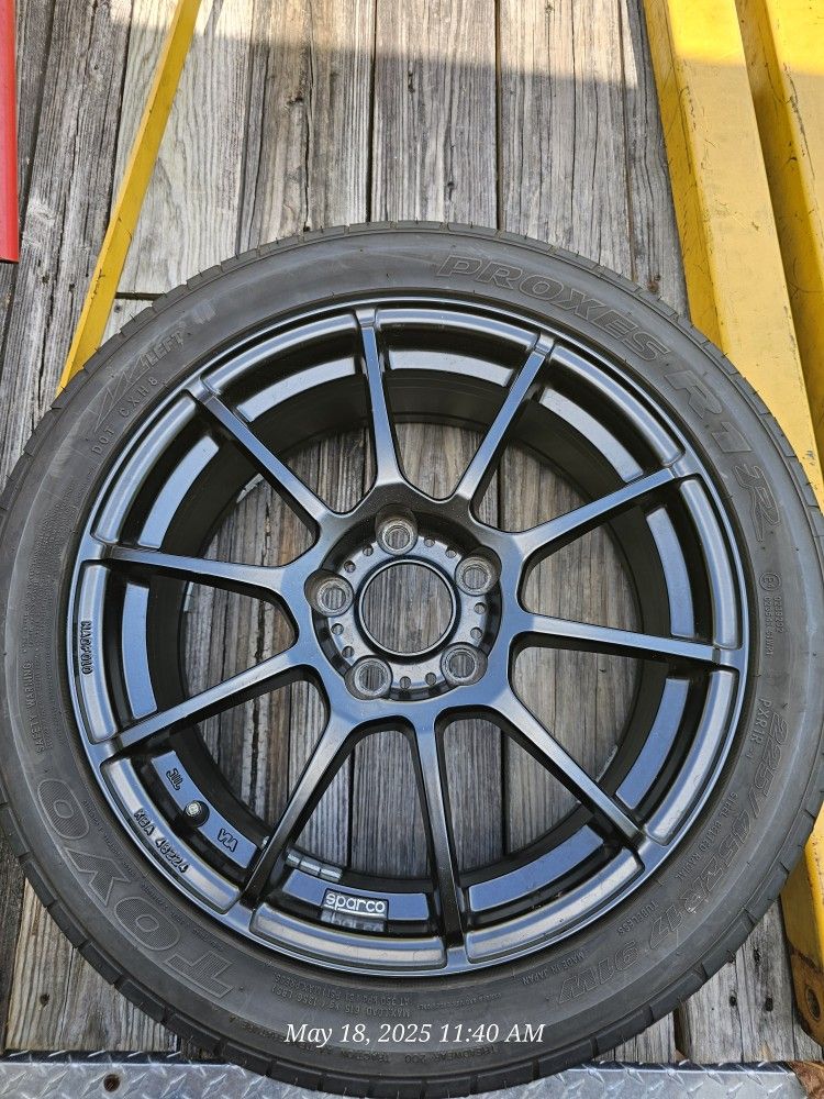 Sparco Assetto Gara 17x7 +45 5x114 Rims (4) $600 OBO