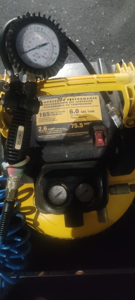 6 Gal. 18-Gauge Brad Nailer and Heavy-Duty Pancake Electric Air Compressor Combo Kit