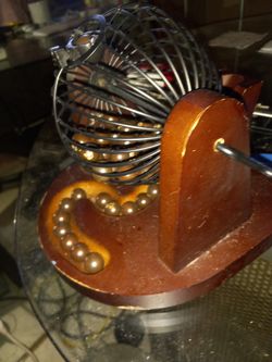 Bingo Number Machine Bingo Game $20obo Vintage