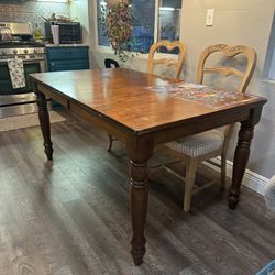 Dining Table Kitchen Table Solid Wood