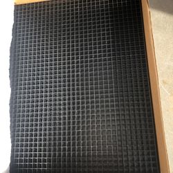 Black 2’ X 2’ Egg Crates