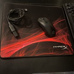 Steelseries Prime Wireless w/ HyperX Mousepad