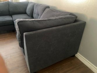 Navy Blue Couch and Loveseat