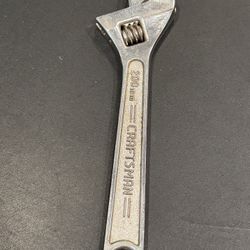 Vintage Craftsman 44603 8 Inch 200mm Adjustable Wrench Made In Japan Preowned