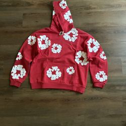 Red Denim Tears Hoodie