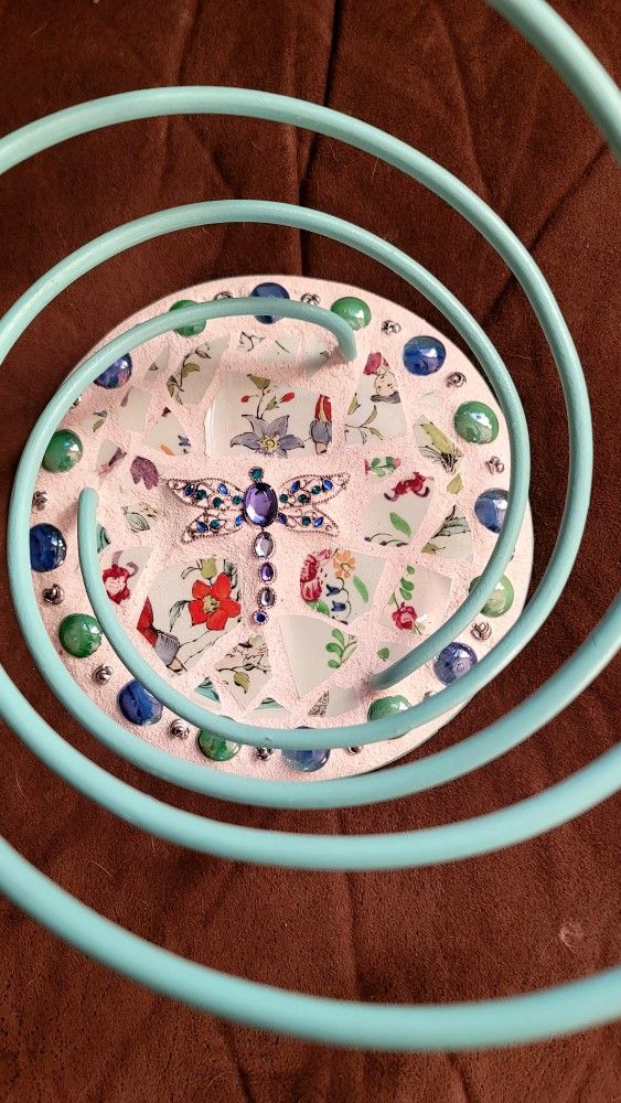 HEAVY DRAGONFLY CUSTOM DESIGNED CANDLE HOLDER- GORGEOUS