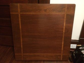 Vintage game card table 1940 wood folding