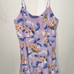 Purple Dress Floral 