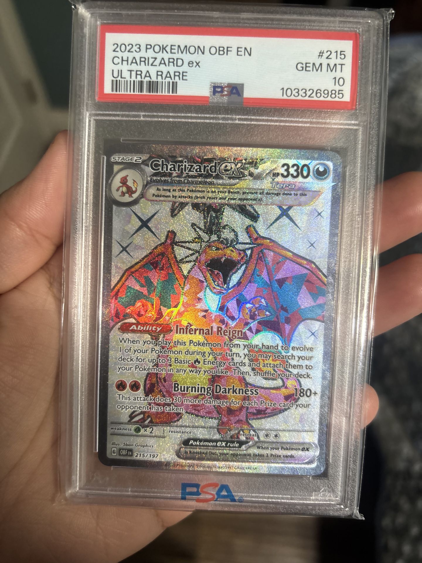 Charizard ex psa 10