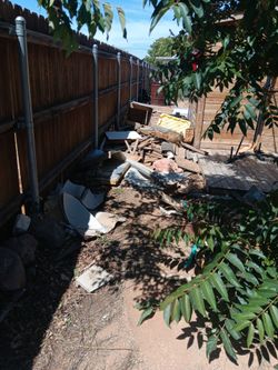 Property Cleanup weeds removal haul away