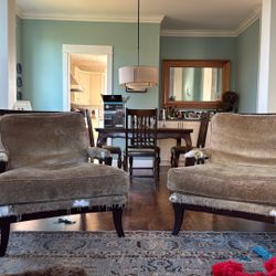 RH jones Arm Chairs