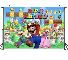 Super Mario Back Drop 