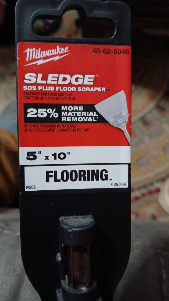Milwaukee SDS Plus Floor Scraper 5"×10"