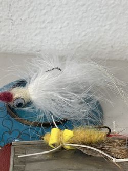 VINTAGE FLY FISHING BUGS LURES (SET OF 2)