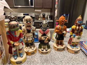 Ezra Brooks Hopi Kachina Decanters (empty)