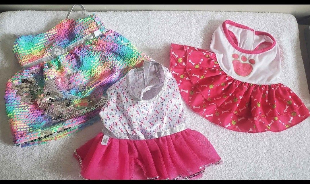 Build a bear girl Plush animal doll clothes and shoes outfits