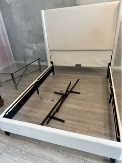 Queen frame and mattress