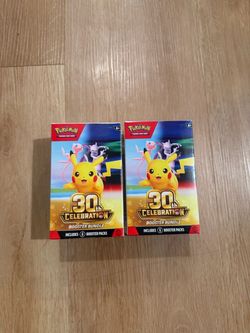 Pokemon 30th celebrations booster bundles x 2