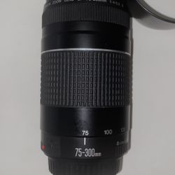 Canon EF 75-300mm Lens with hood