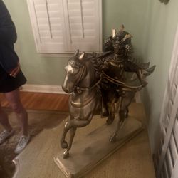 Bronze samurai soldier 