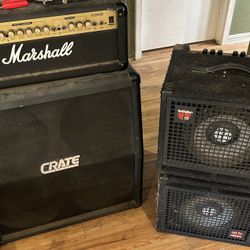 Amp’s Bass And Guitar 