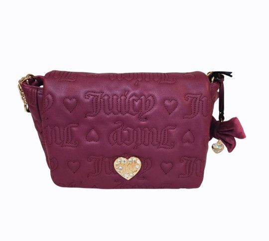 Juicy Couture 'Lovely Girl' Crossbody Bag in Plum Berry