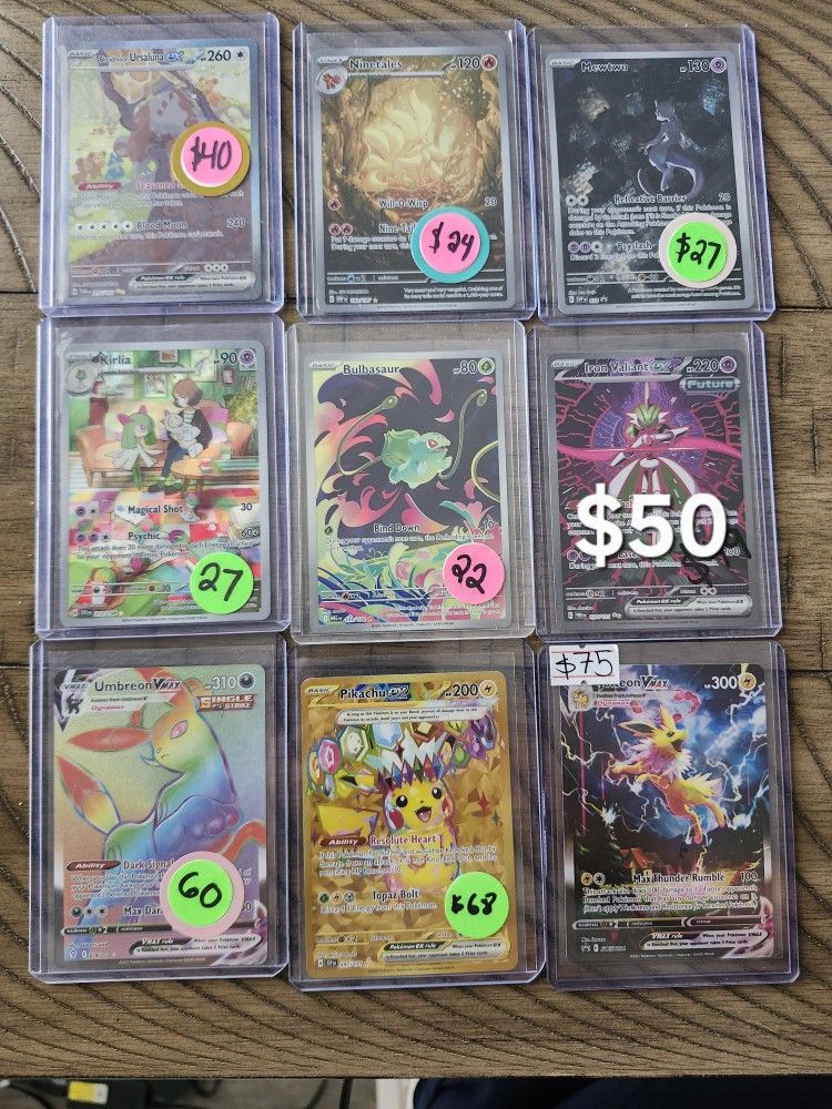 POKEMON SINGLES RAIKOU MEWTWO BULBASAUR VENUSAUR BLAZIKEN