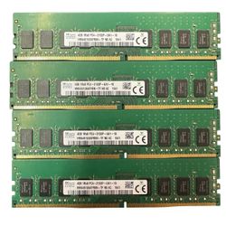 16GB DDR4-2133 Desktop RAM — 4x 4GB SK Hynix