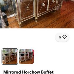 Beautiful Mirrored  Cabinet