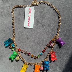 Betsey Johnson Gummy Bear Necklace 