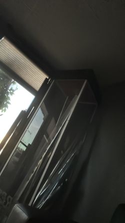 Tall  Glass Display Case/ Stand  with L.ED. Lighting