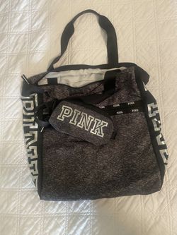 Pink Duffle Bag & Pouch