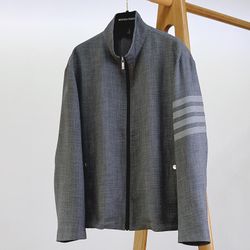Thom Browne Grey Mens Jacket