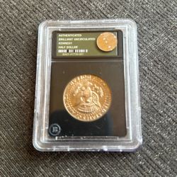 Authenticated Kennedy Half Dollar 