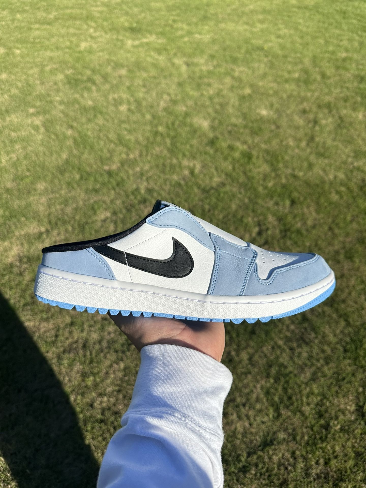 Nike Air Jordan Mule Golf Shoes 'University Blue' - Size 10 (FJ1214-400)