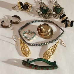 Lot Of Earrings, Bracelets And Others 