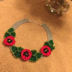 Brand new handmade beads necklace