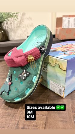 Sizes 9M & 10M Crocs Classic Clog One Piece Roronoa Zoro