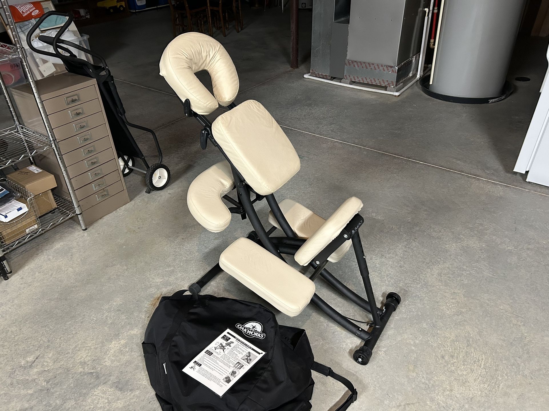 Massage Chair, Carrying Case . Cart(extra)