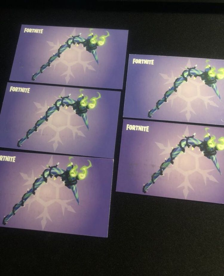 Fortnite (minty pickaxe )