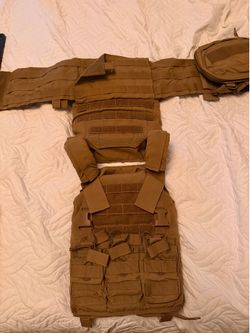 aegis plate carrier with level 4 ceramic plating sewn in 600 OBO