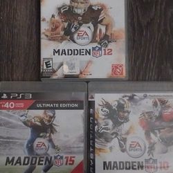 3 Sports PS3 Games $10 Each Or All For $20