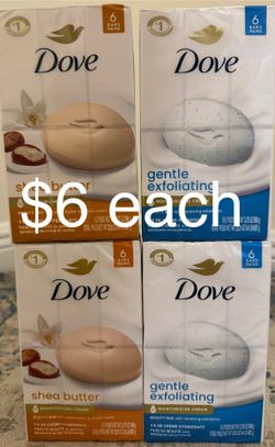 Dove Bar Soap, Olay Bar Soap And Scrub